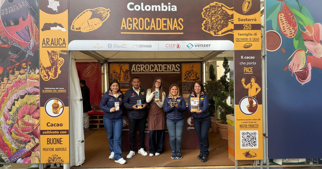 Cacao huilense conquista Eurochocolate 2025