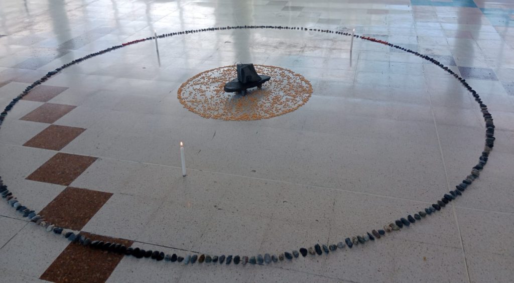 Obra artistica de Javier Chinchilla Nieto, ganadora del XVII Salón Departamental de artistas en el Huila