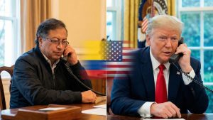 Presidente Gustavo Petro y Donald Trump confirman reunión en la Casa Blanca tras llamada telefónica.