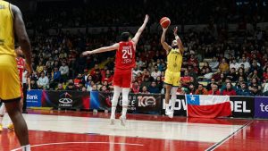 Colombia Vence a Chile baloncesto