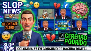 La era del "Slop": Cómo la basura generada por IA está asfixiando Internet (y a Colombia)