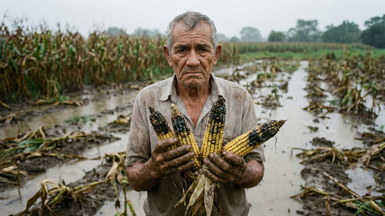 Cultivos afectados por perdidas por lluvias en el Huila y crisis de Fenalce