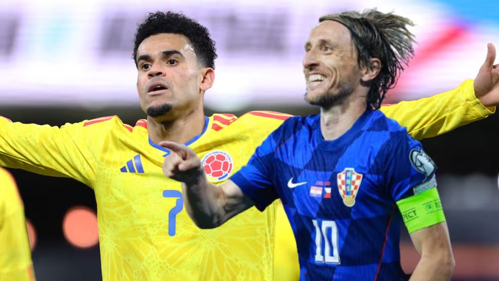 Luis Díaz y Luka Modric