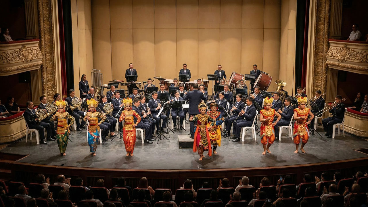 Bailarines de indonesia