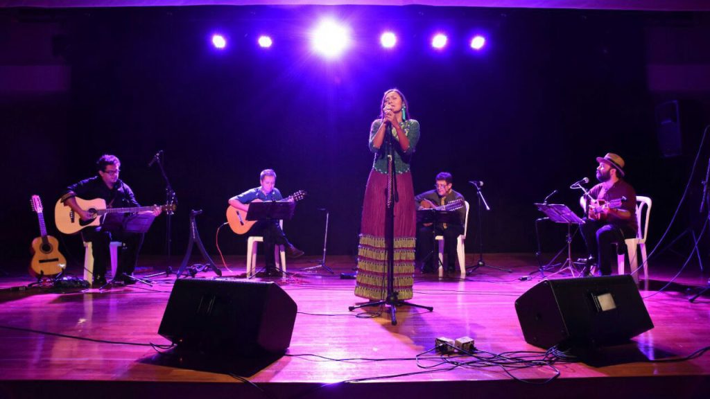 Niyireth Alarcón en concierto