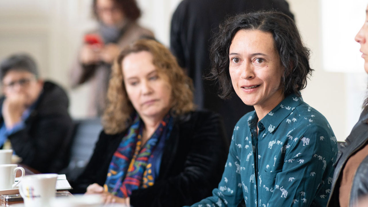 Actrices colombianas reunidas