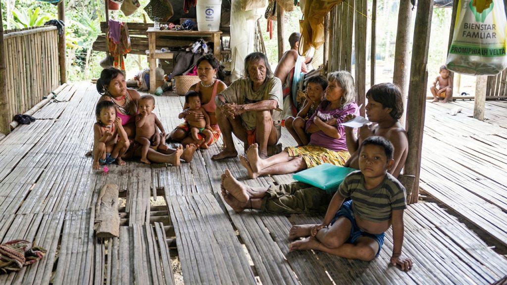 Miembros de la tribu Sikuani