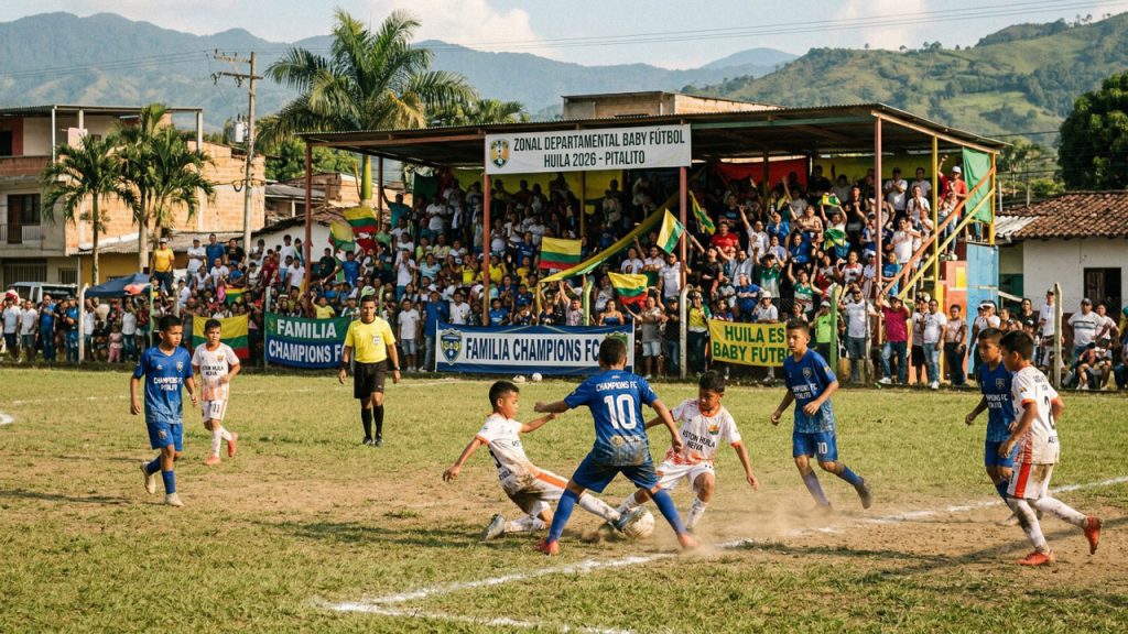 partido de baby fútbol en Colombia