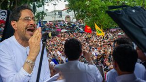 Iván Cepeda Castro en su visita a Pitalito