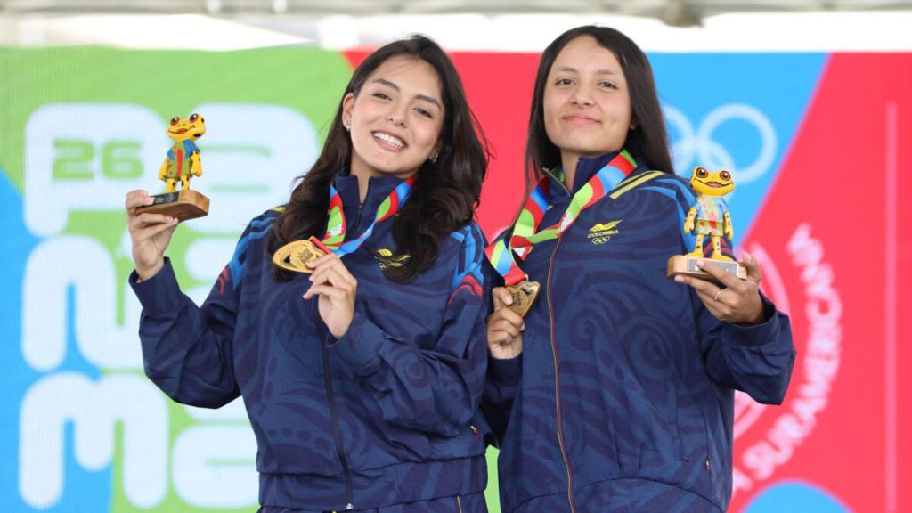 Julieta Tobón y Karina Arango tiro con arco Colombia