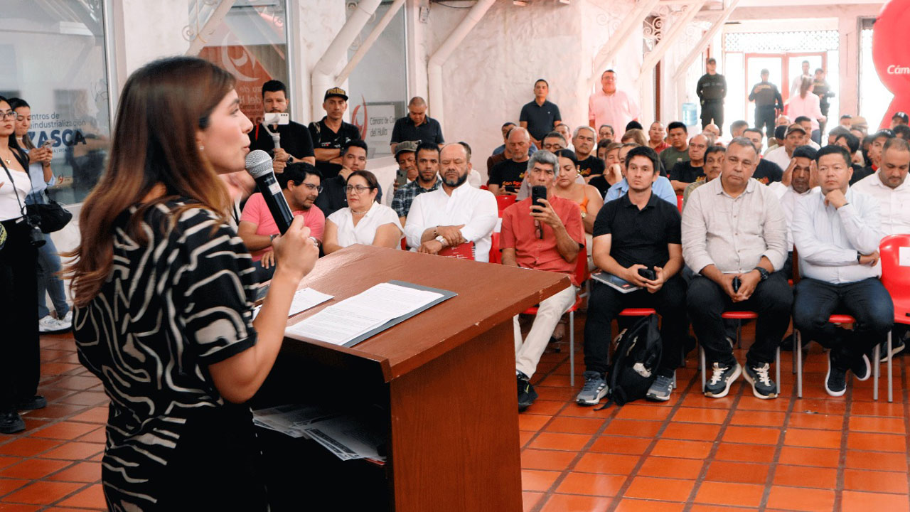 Senadora María Lucia Villalba en Pitalito