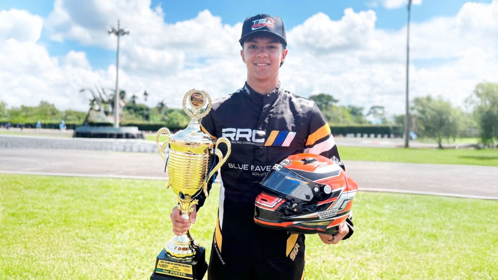 Sebastián Vanegas gana el ROK Cup Colombia bajo la lluvia