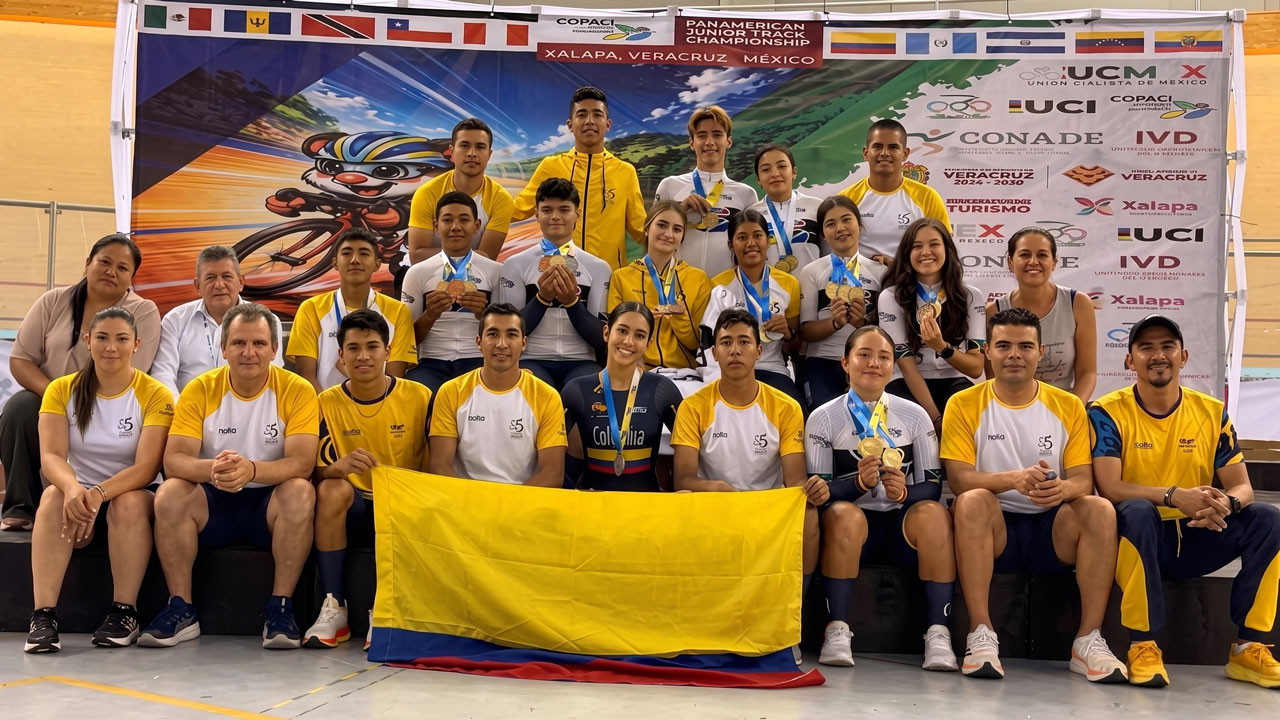 Colombia es tetracampeón panamericano junior de pista