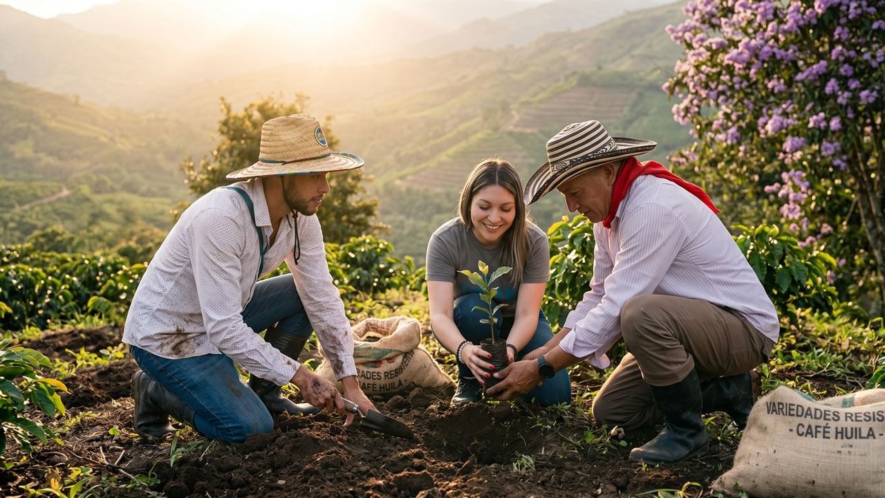 El Huila impulsa renovación cafetera contra el clima