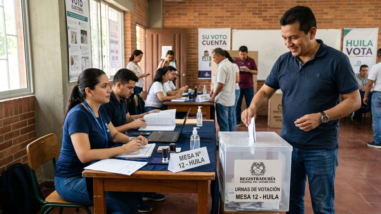 Elecciones Presidenciales 2026: Huila blindado y listo para votar