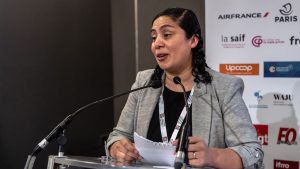 Zuliana Lainez es la primera latinoamericana en presidir la Federación Internacional de Periodistas (FIP)