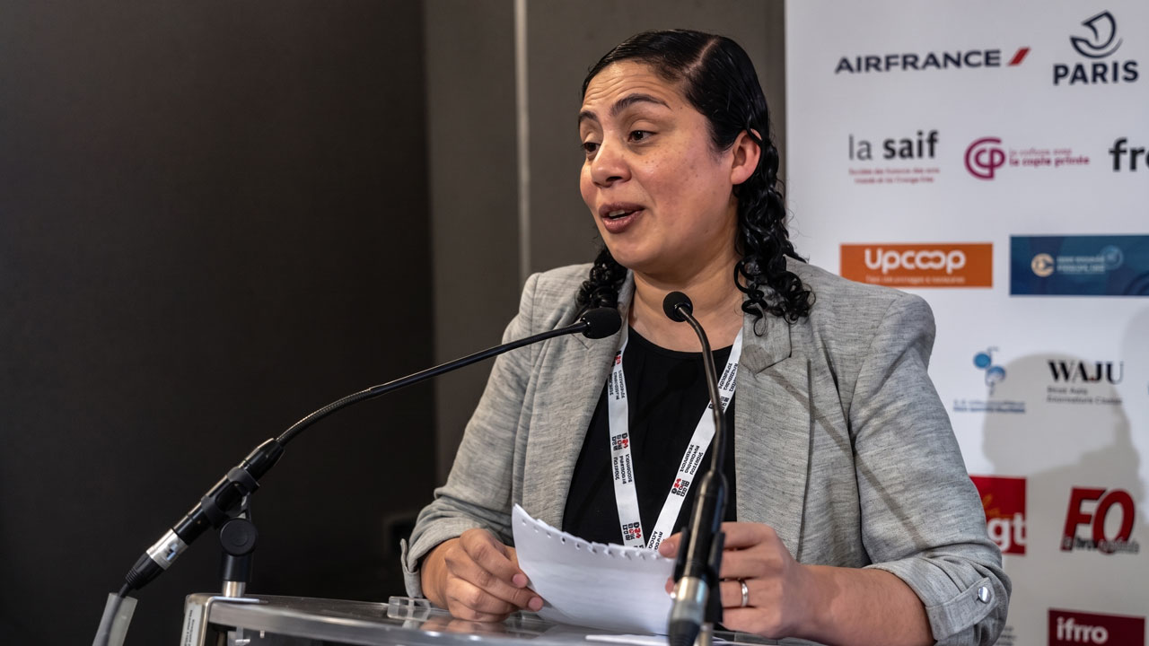 Zuliana Lainez es la primera latinoamericana en presidir la Federación Internacional de Periodistas (FIP)