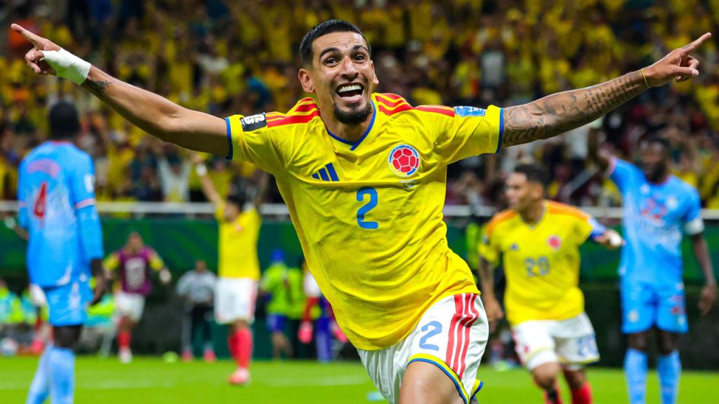 Colombia vence a RD Congo y clasifica a dieciseisavos