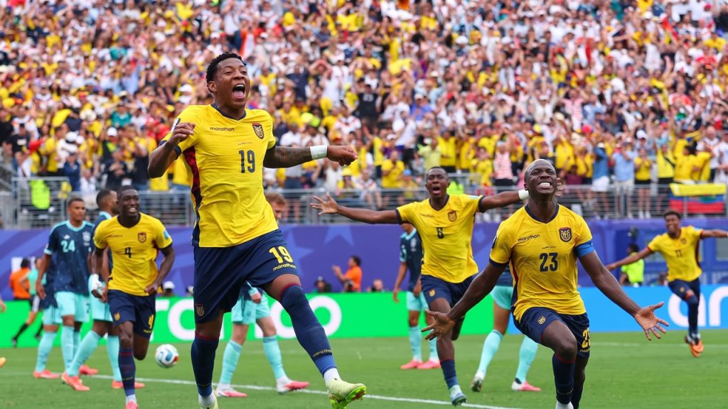 Ecuador hace historia: vence a Alemania y clasifica