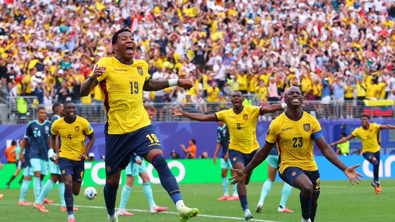 Ecuador hace historia: vence a Alemania y clasifica
