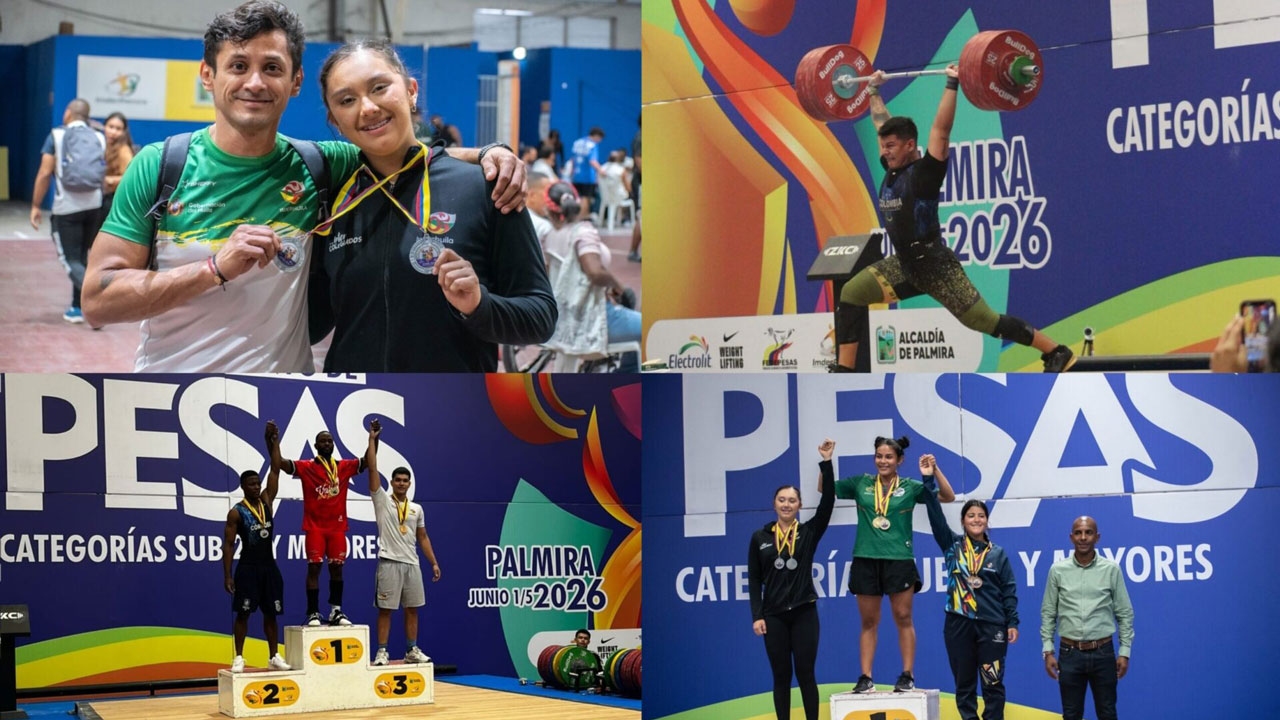El Huila logra 12 medallas en Nacional de Pesas Palmira