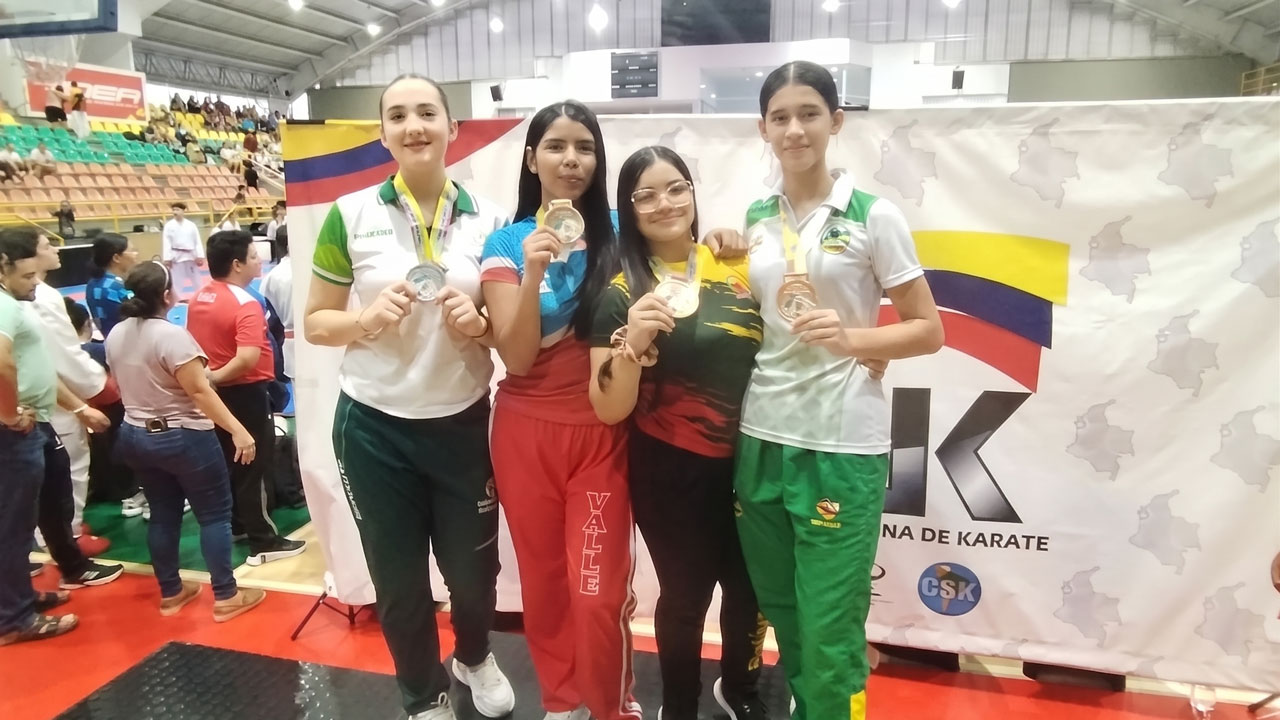 Karate huilense suma tres podios en el Nacional