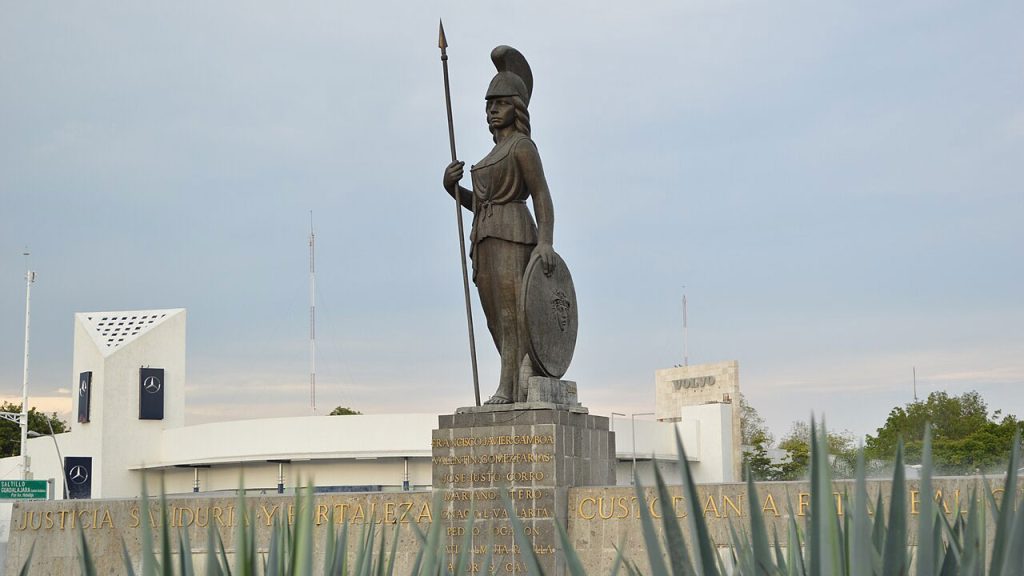 La Minerva, el rostro mestizo que custodia a la Guadalajara mundialista