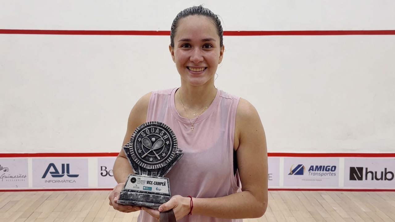 Lucía Bautista, brillante subcampeona del Curitiba Open