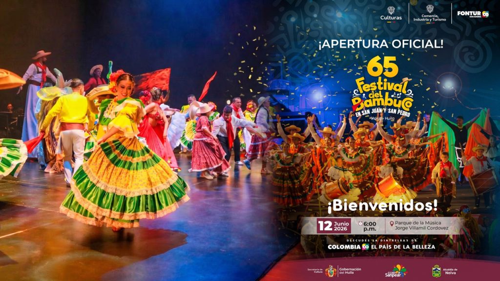 Neiva inaugura el 65° Festival del Bambuco