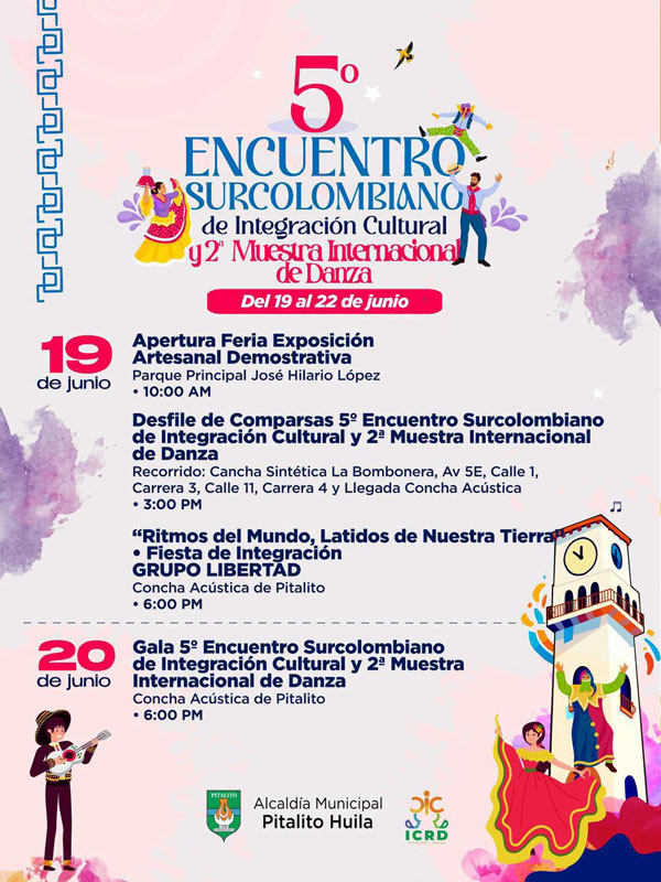 Pitalito: escenario cultural con la muestra internacional de danza