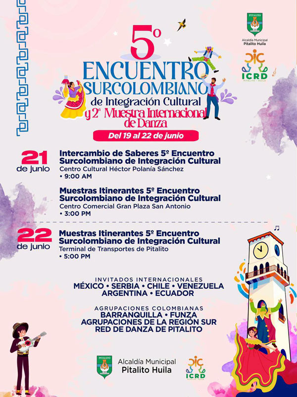 Pitalito: escenario cultural con la muestra internacional de danza