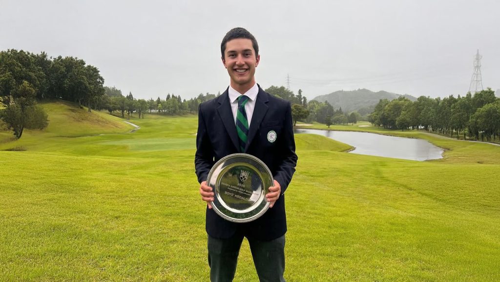 Tomás Restrepo, bicampeón mundial de golf en Japón