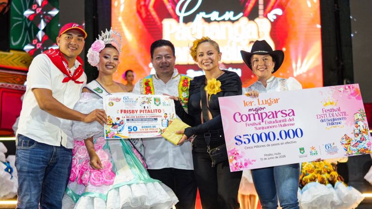 Triunfo cultural, ganadores de comparsas en Pitalito