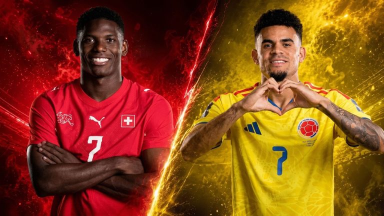 Colombia frente a Suiza por un pase a cuartos