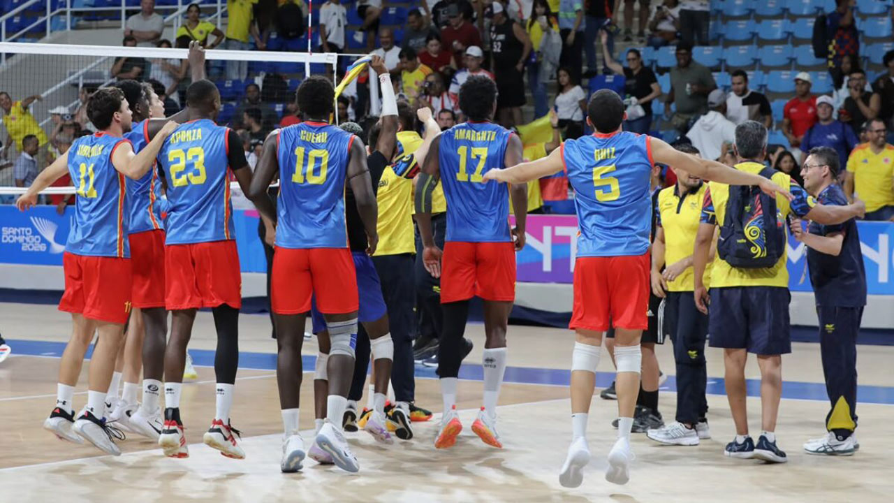Colombia gana oro en voleibol