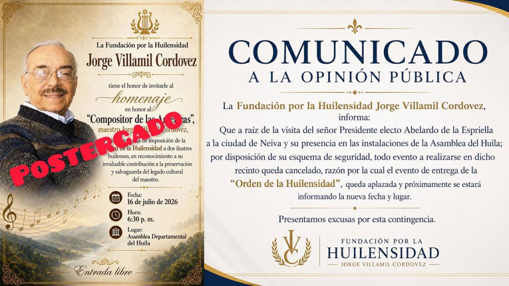 De la Espriella frustra homenaje a Villamil