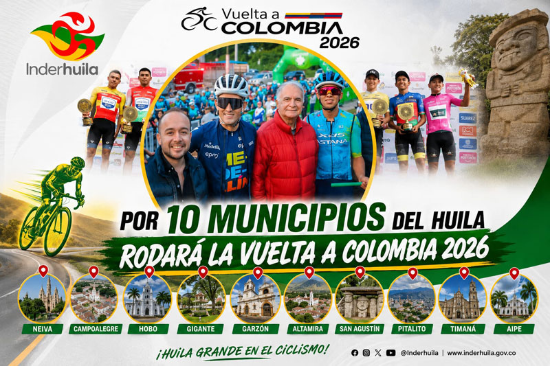 El Huila acoge el inicio de la Vuelta a Colombia 2026
