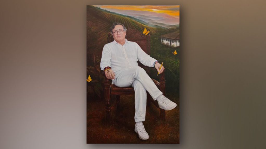 El retrato de la ruptura estética y política de Gustavo Petro