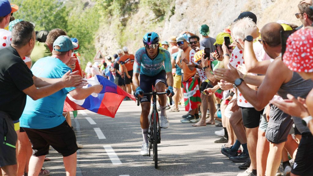 Harold Tejada se destacó en el Tour de Francia 2026