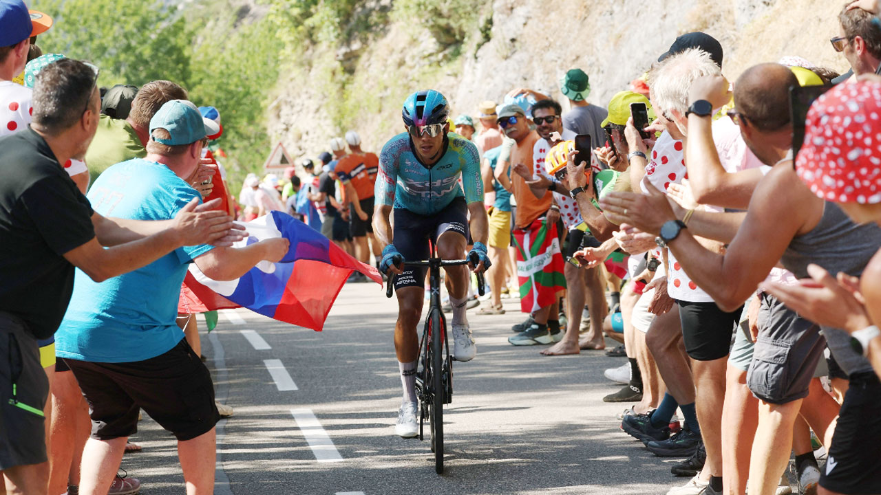 Harold Tejada se destacó en el Tour de Francia 2026