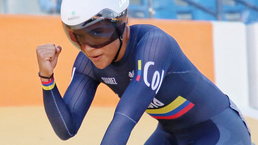 Oro para Stefany Cuadrado en ciclismo de pista
