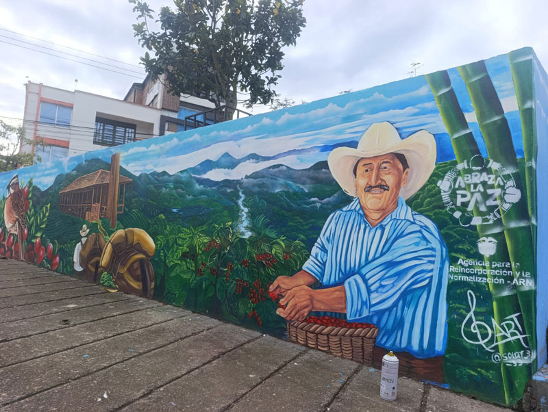 Arte urbano y paz: Pitalito se transforma
