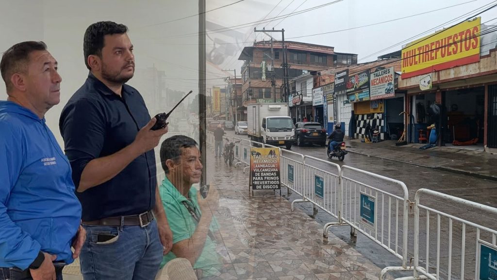 Choque por espacio público en La Trinidad