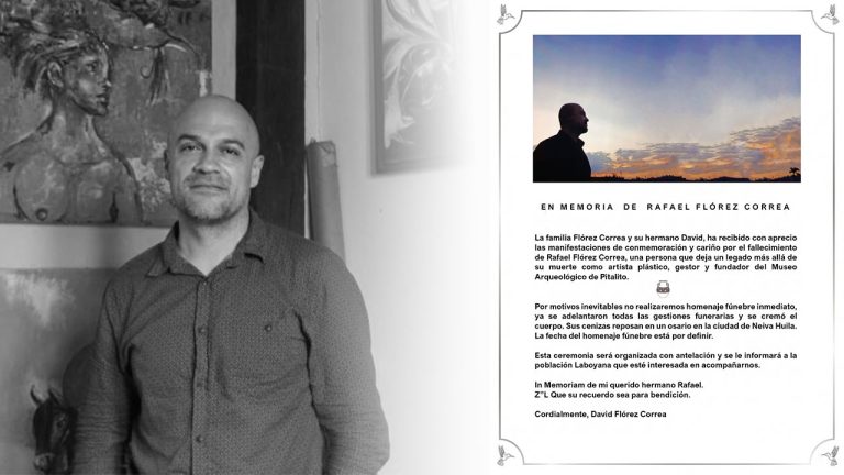 Familia de Rafael Flórez agradece solidaridad y confirma cremación del artista sin honras fúnebres inmediatas
