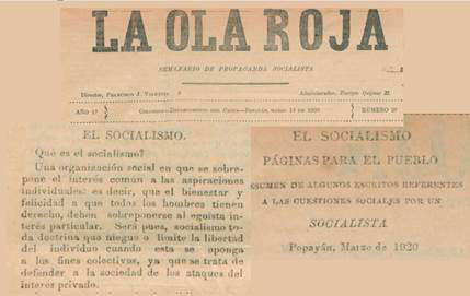La ola roja y los ecos del periodismo socialista en Colombia