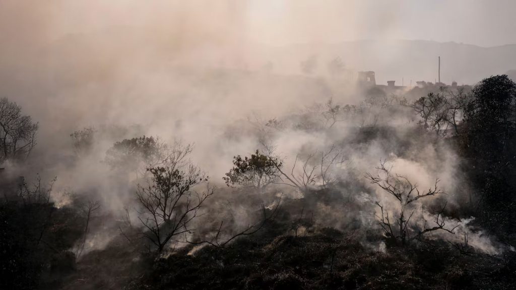 Lluvias mitigan voraces incendios en el Tolima