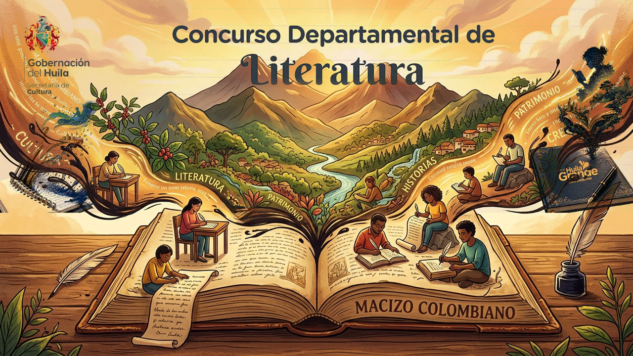 Abre Concurso Departamental de Literatura Huila 2026