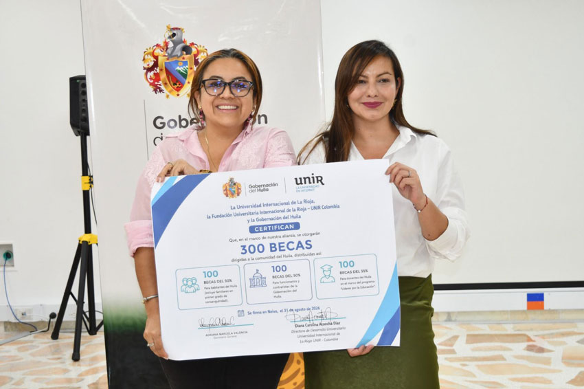 Alianza internacional abre 300 becas universitarias en el Huila