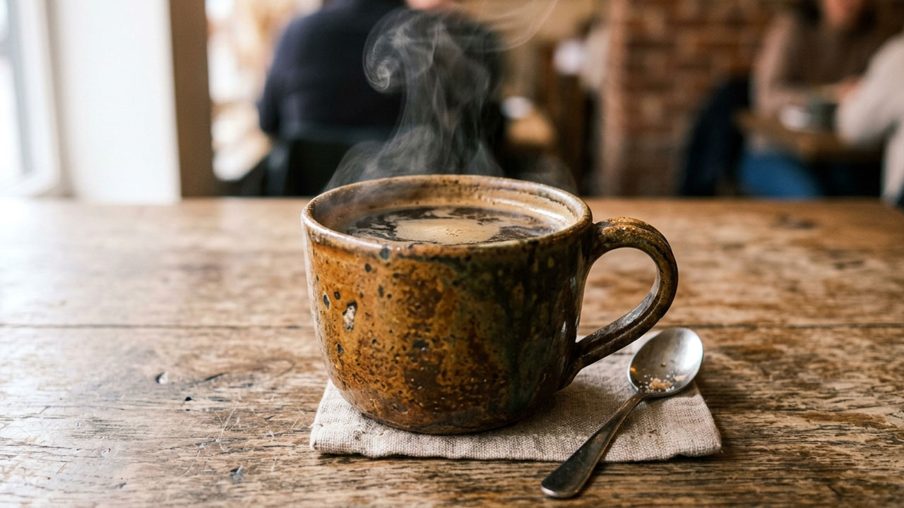 El riesgo de beber café muy caliente