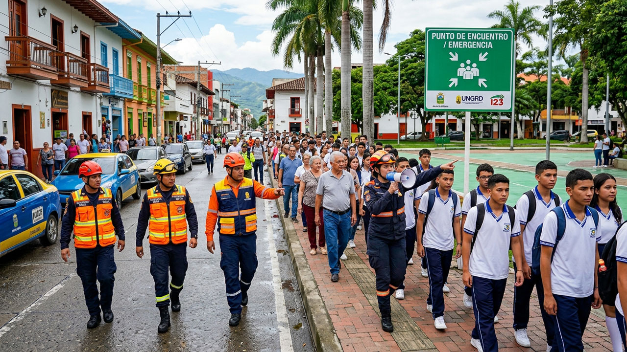Huila a prueba en el Simulacro Nacional de Emergencias